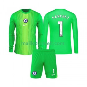 Maillot de Foot Chelsea Robert Sanchez 1 Extérieur Gardien 2025-26 Manches Longues - Enfant